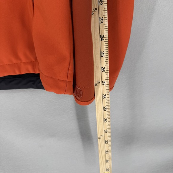 Marmot Jacket Mens XL Orange Softshell Full Zip Fleece Lined Outdoor Hiking - Picture 3 of 10